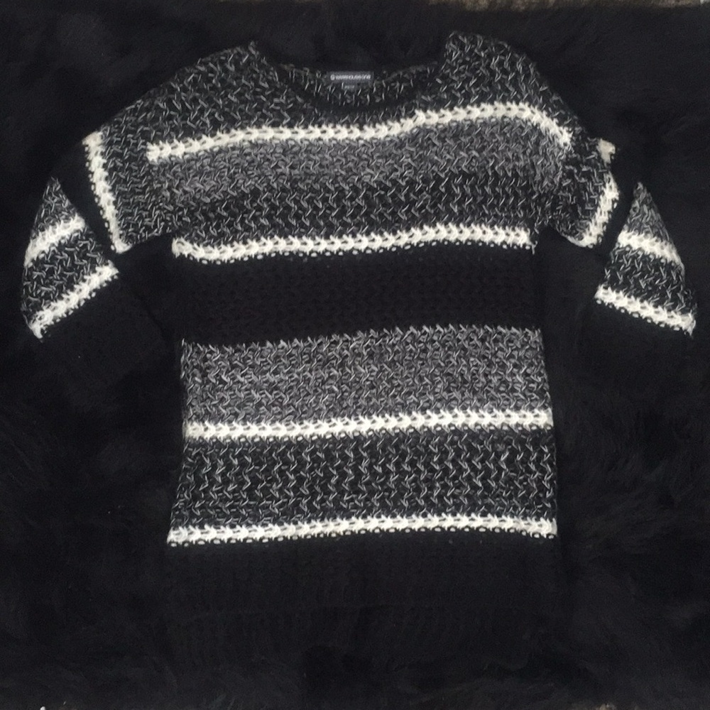 Warm and cozy, knitted sweater shirt